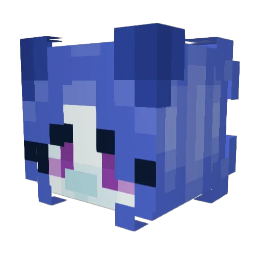 Kiwicat0_0 Minecraft avatar head, 3D render