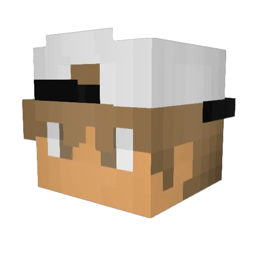 Kiwikecke07 Minecraft avatar head, 3D render