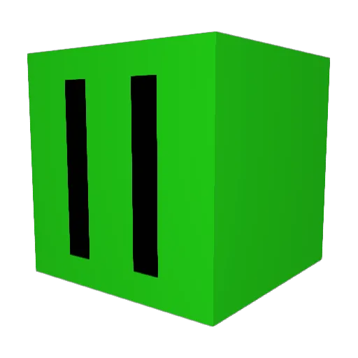 Kiwimatsch Minecraft avatar head, 3D render