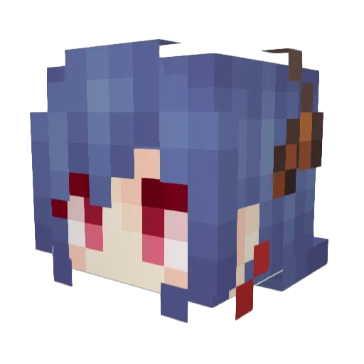 Kiwis2012 Minecraft avatar head, 3D render