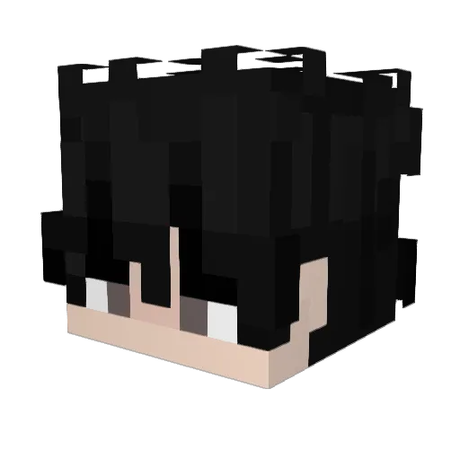 Kiyoer Minecraft avatar head, 3D render