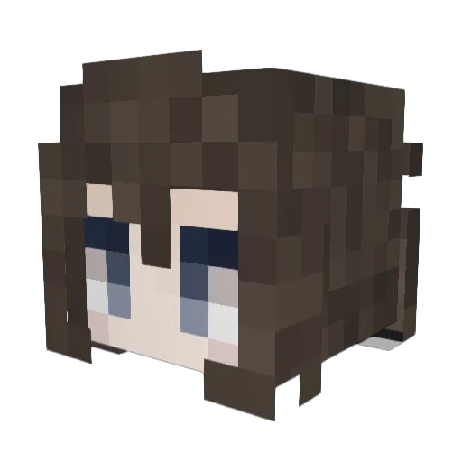 Kiyoshimo309 Minecraft avatar head, 3D render