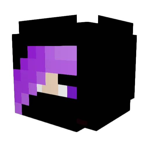Kiyozz Minecraft avatar head, 3D render