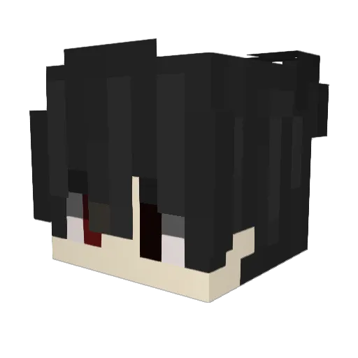 KizuMC_0819 Minecraft avatar head, 3D render