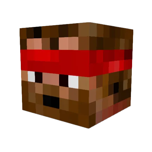 Kizzle_99 Minecraft avatar head, 3D render