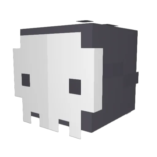 Kizzlemon Minecraft avatar head, 3D render
