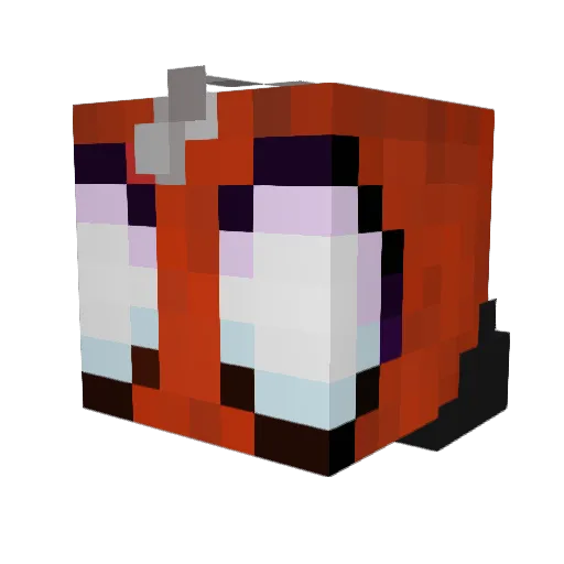 KizzyP Minecraft avatar head, 3D render
