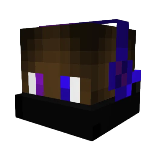 KjDonnn Minecraft avatar head, 3D render