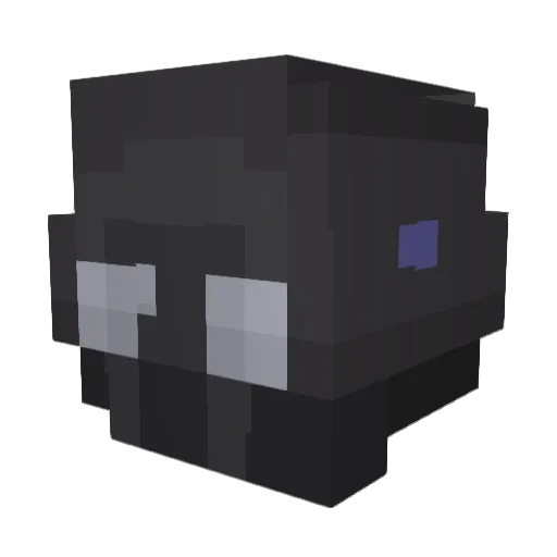 Kjeki Minecraft avatar head, 3D render
