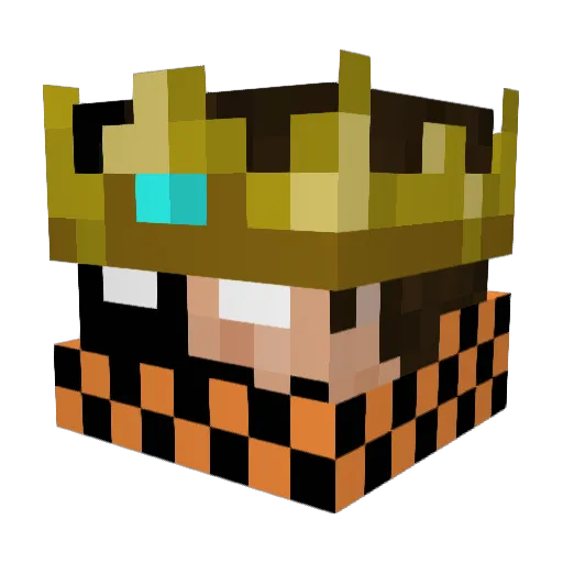 KjellBr Minecraft avatar head, 3D render