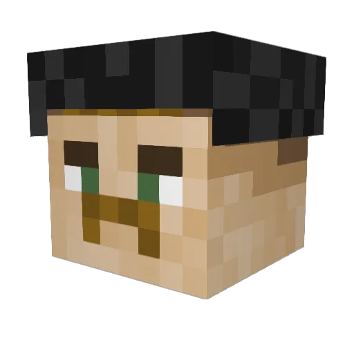 Kjell_Nolan Minecraft avatar head, 3D render