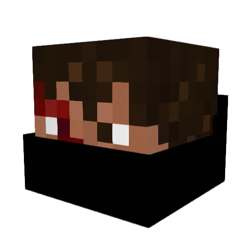 Kjelldepoffer Minecraft avatar head, 3D render