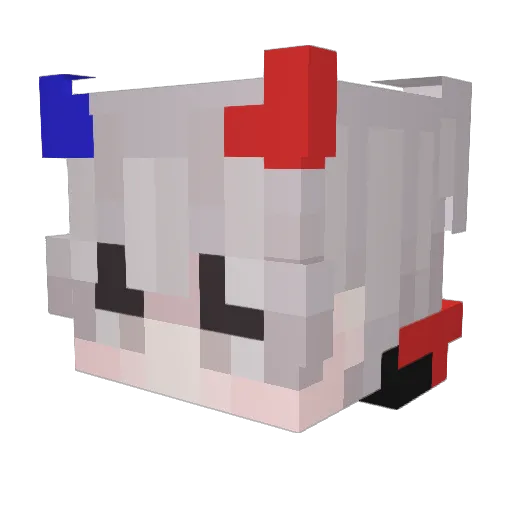 Kjellminer Minecraft avatar head, 3D render