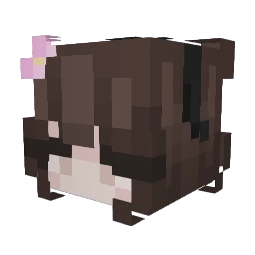 Kjerstin_Korv Minecraft avatar head, 3D render