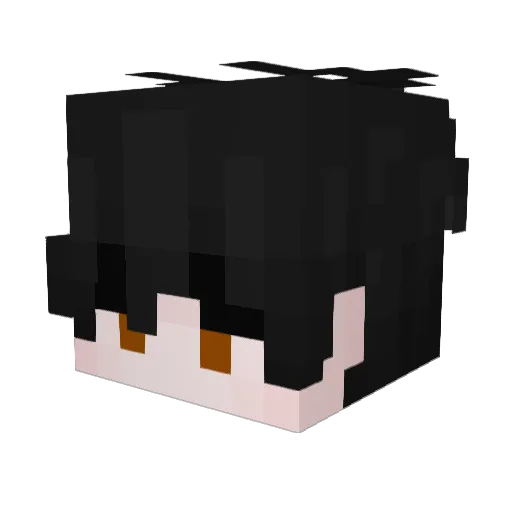 Kjialol Minecraft avatar head, 3D render