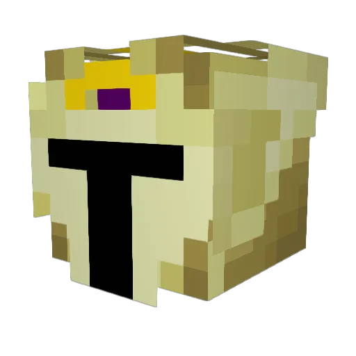 Kjoff Minecraft avatar head, 3D render