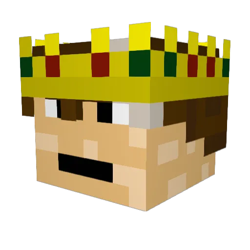 KjsMocha Minecraft avatar head, 3D render