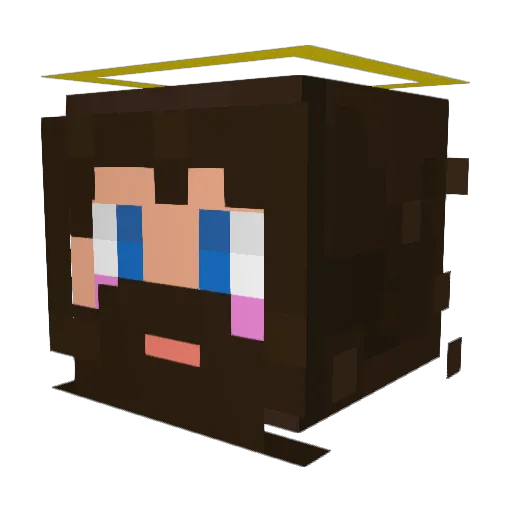Kjydlonge420 Minecraft avatar head, 3D render