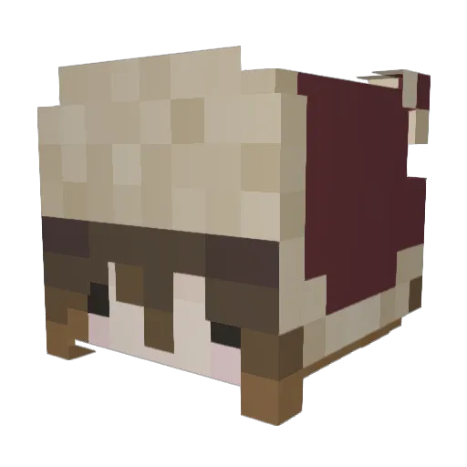KkCosmic_ Minecraft avatar head, 3D render