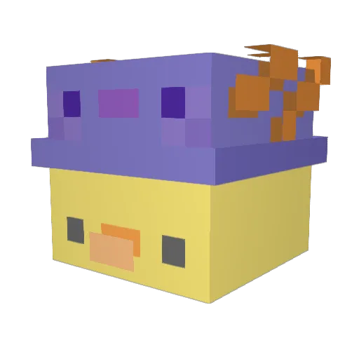 KkKkKllll Minecraft avatar head, 3D render