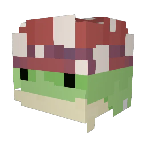 Kkauzma Minecraft avatar head, 3D render