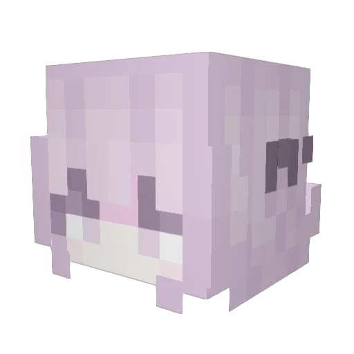 Kkeokii Minecraft avatar head, 3D render