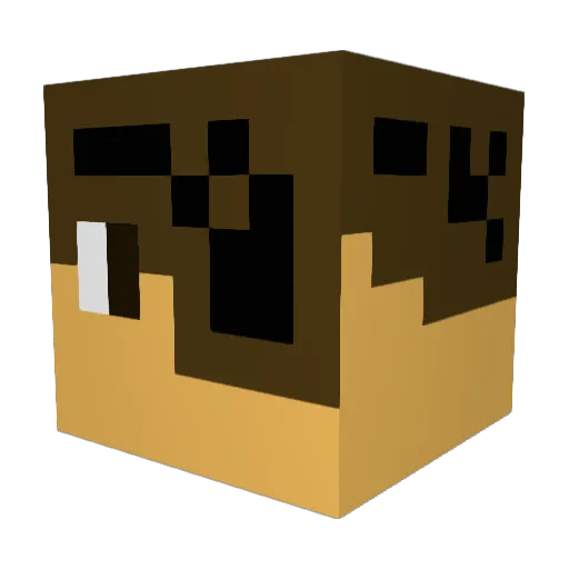 Minecraft-Avatar von KkeysYT: Kopf als 3D-Render