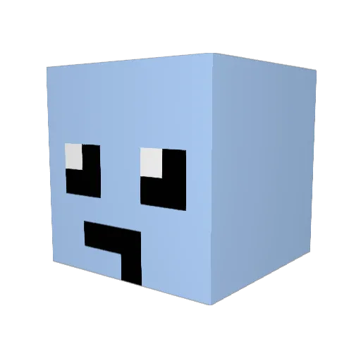 KkoDeungEo Minecraft avatar head, 3D render
