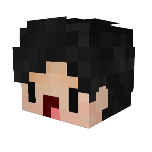KkongZ7 Minecraft avatar head, 3D render