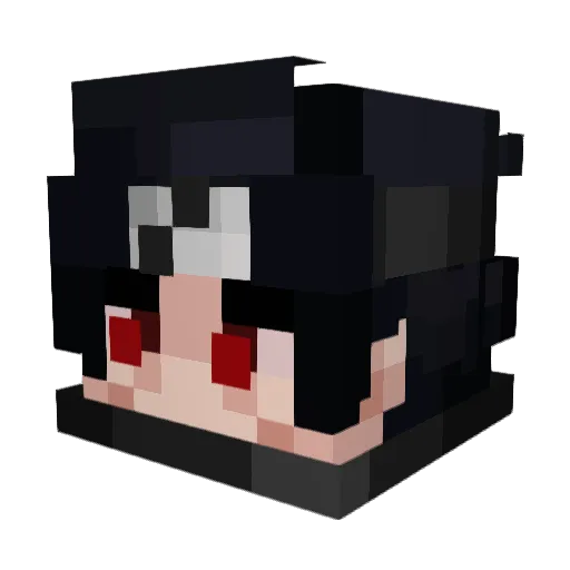 KkrRegentor Minecraft avatar head, 3D render