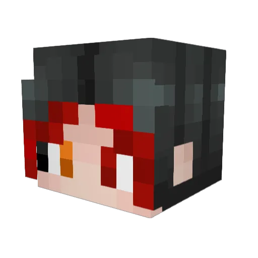 Kkroy_ Minecraft avatar head, 3D render
