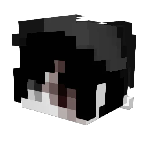 KlLLER Minecraft avatar head, 3D render
