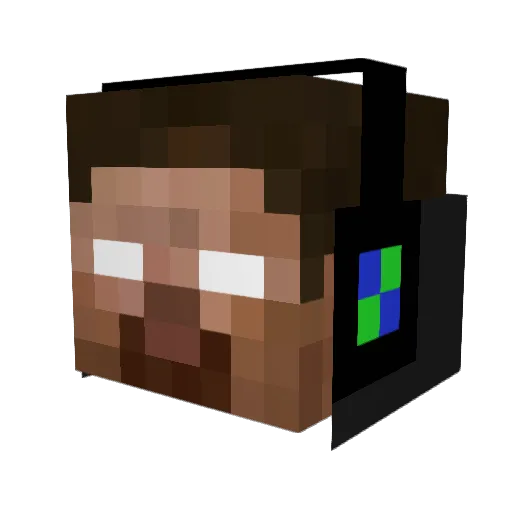 Klaasjelle64 Minecraft avatar head, 3D render