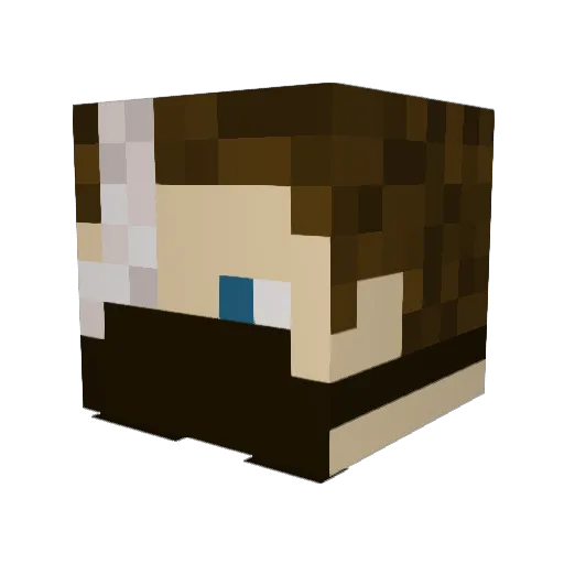 Klain65 Minecraft avatar head, 3D render