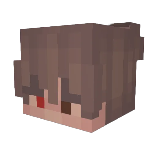 KlainLeon Minecraft avatar head, 3D render