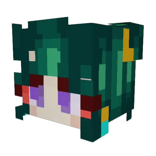 Klampt Minecraft avatar head, 3D render