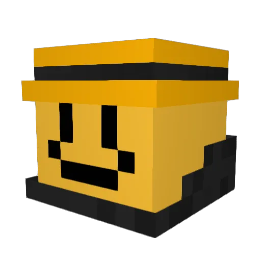 Klampyre Minecraft avatar head, 3D render