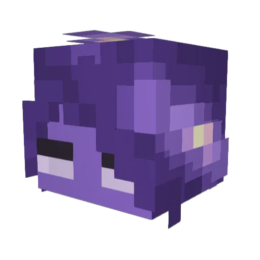 Klaplyn Minecraft avatar head, 3D render
