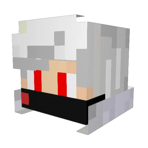 Klapunio2169 Minecraft avatar head, 3D render
