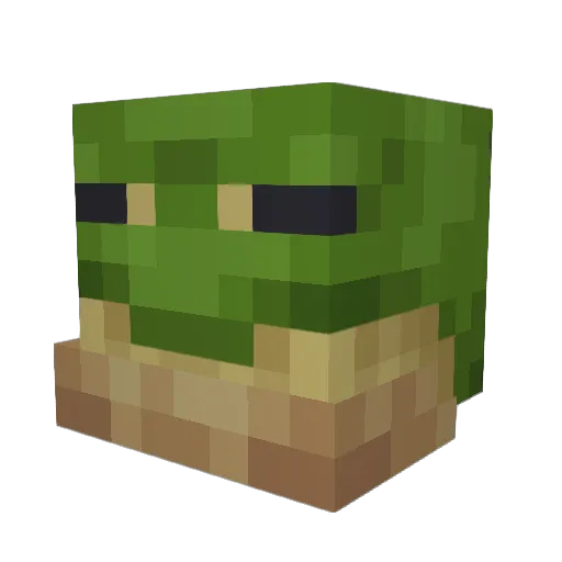 Klaraciaaa Minecraft avatar head, 3D render