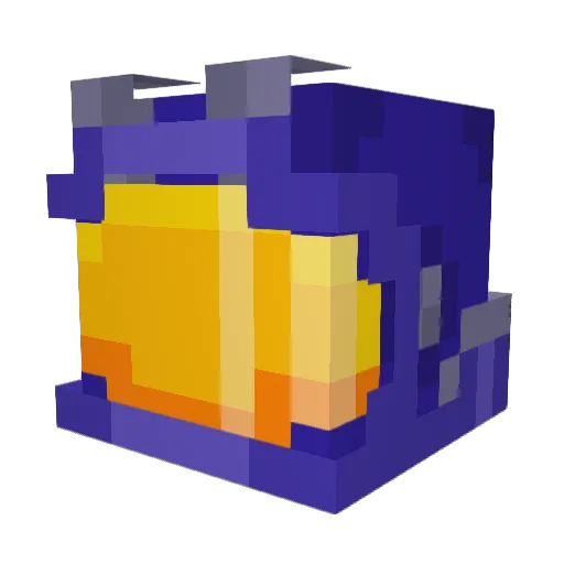 Klareq Minecraft avatar head, 3D render