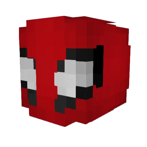 Klarkaef Minecraft avatar head, 3D render