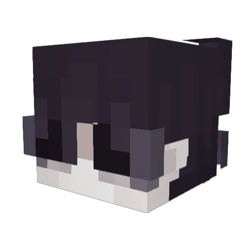 Klarp Minecraft avatar head, 3D render
