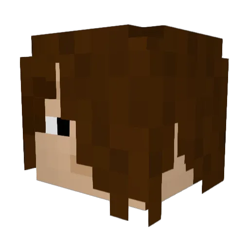Klash_King Minecraft avatar head, 3D render