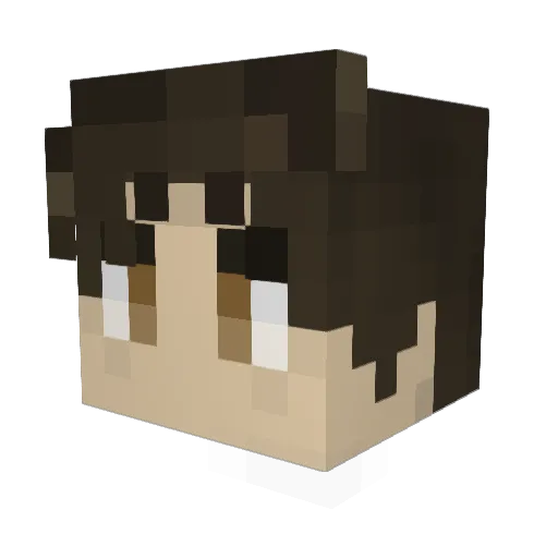 KlassicJah Minecraft avatar head, 3D render