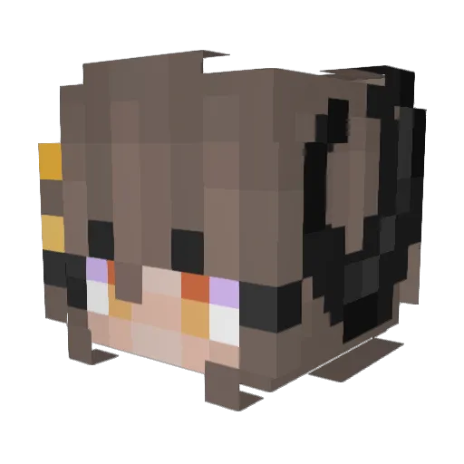 Klaudia579 Minecraft avatar head, 3D render