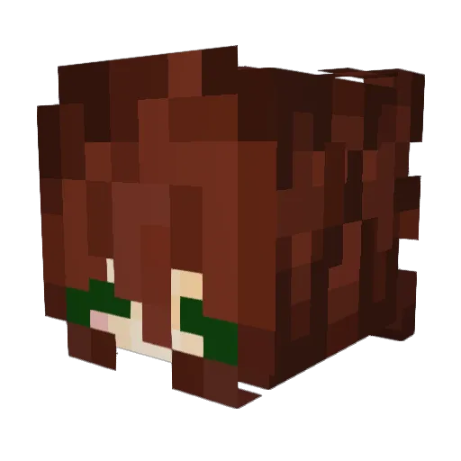 Klaudia_Spark Minecraft avatar head, 3D render
