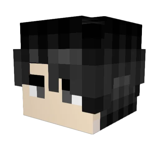 Klaudiusec Minecraft avatar head, 3D render