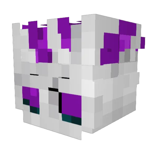 Klaus_Bot Minecraft avatar head, 3D render