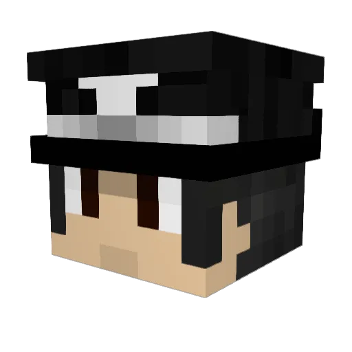 Klaus_Jagger Minecraft avatar head, 3D render
